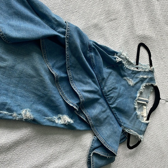 UNIQUE couture Jonathan Simkhai denim dress - Picture 7 of 7